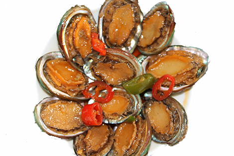 Spicy abalone