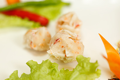 Fish salad shrimp